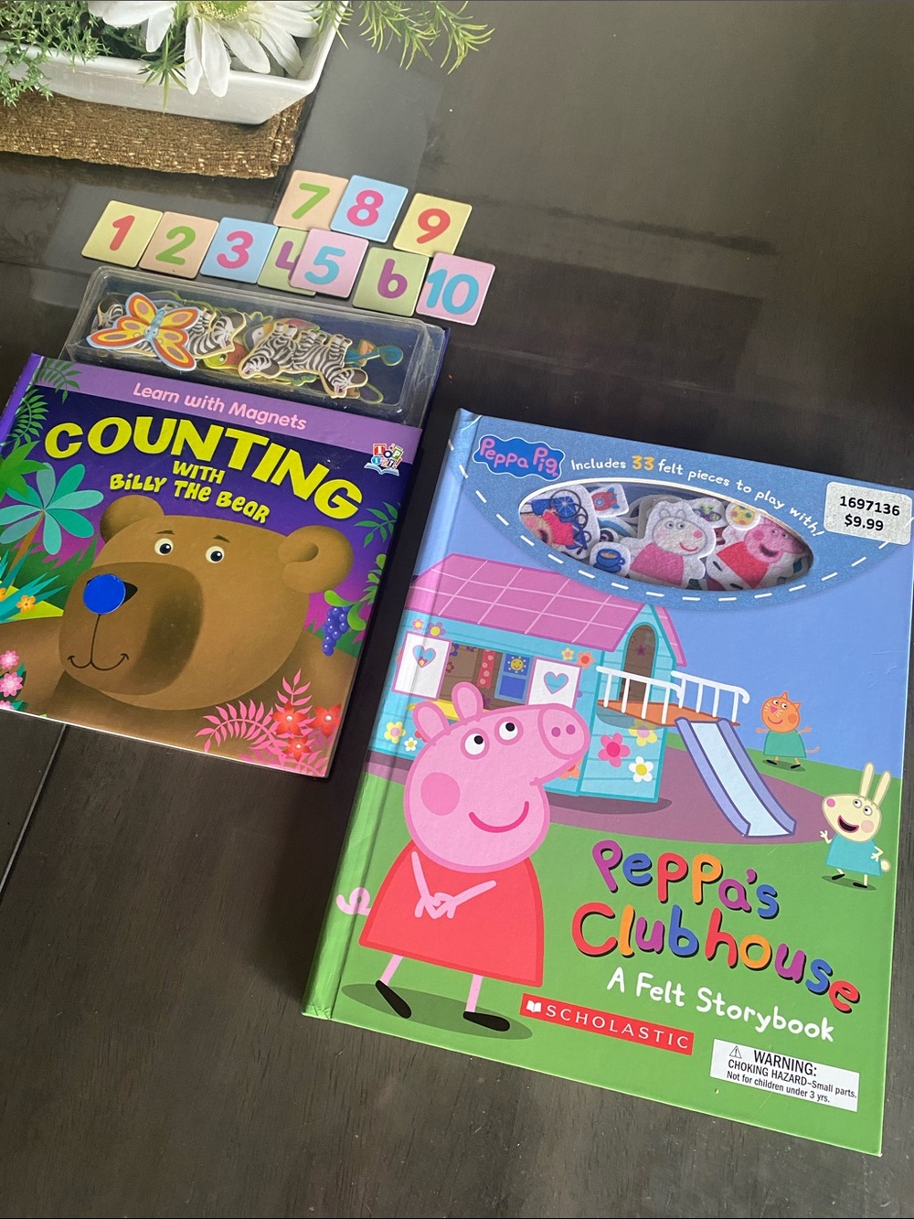 FREE AD On💥 Peppa's Clubhouse Felt Storybook & Magnet Counting
